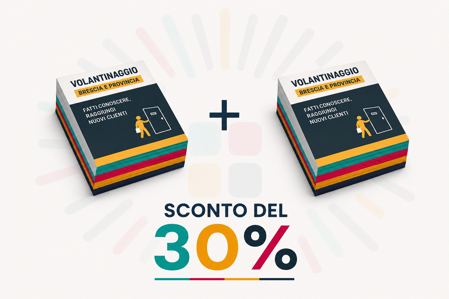 Distribuzione con volantini abbinati con sconto del 30% — Intermedia