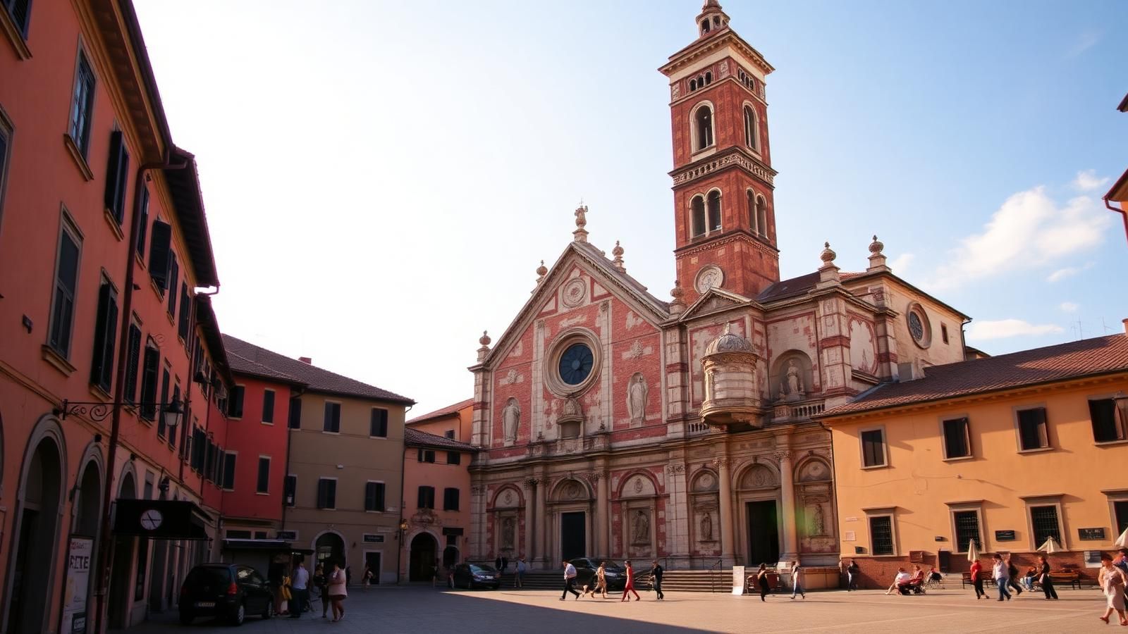 Torrazzo di Cremona e Cattedrale — servizio volantinaggio Intermedia a Cremona, Crema e Casalmaggiore